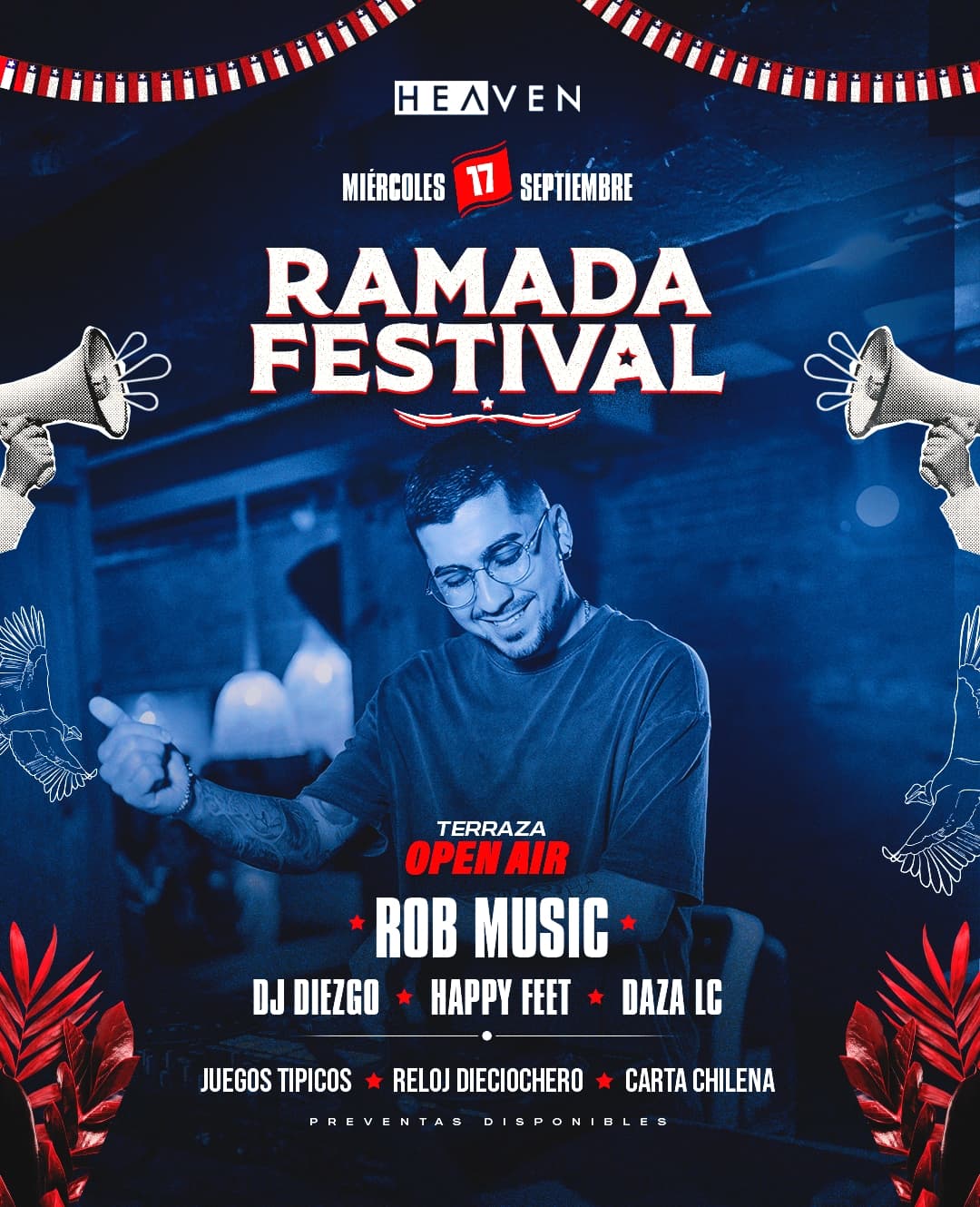 MIERCOLES 🇨🇱 RAMADA FESTIVAL - ROB MUSIC image}