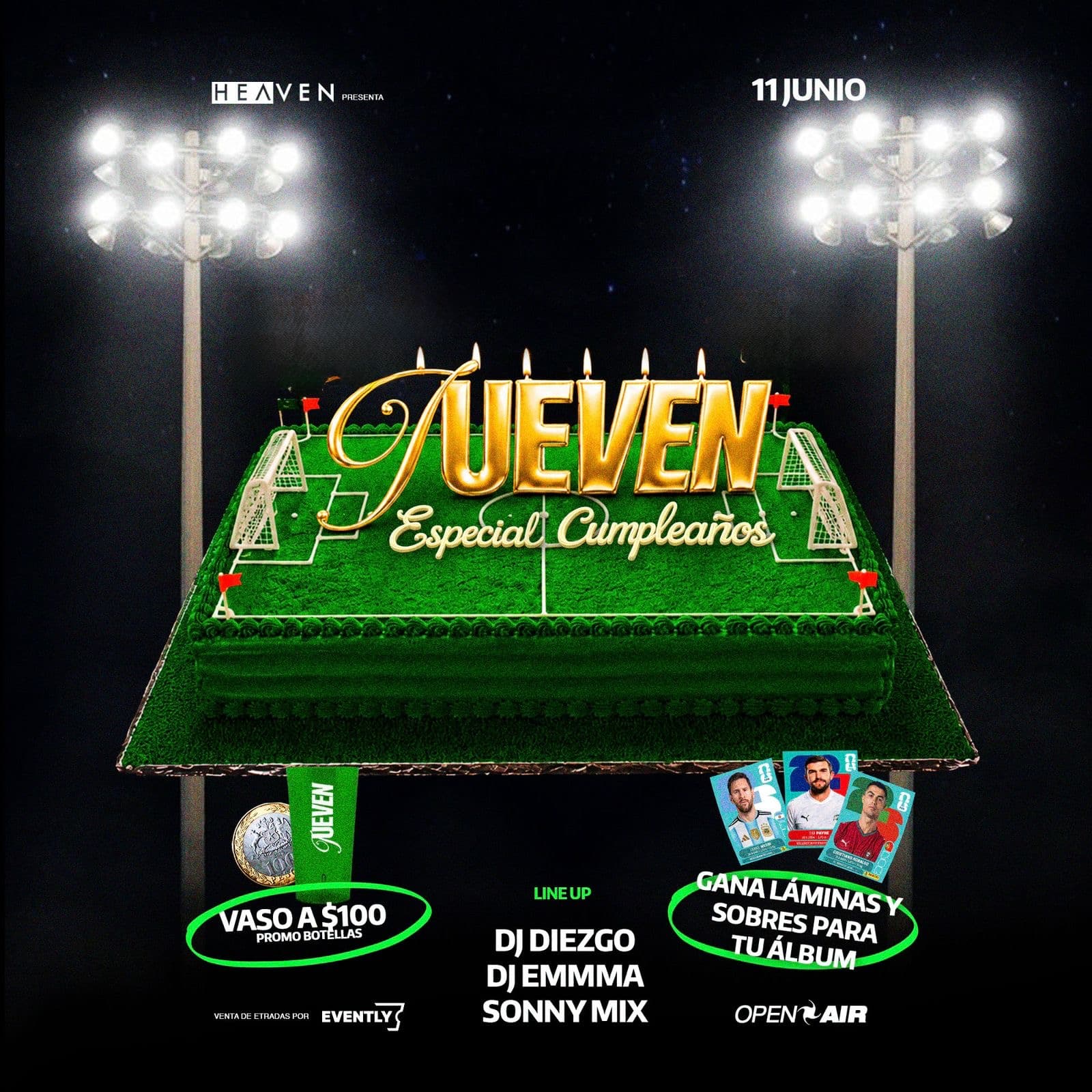 JUEVEN - EDICIÓN CUMPLEAÑOS! 🎉 - HEAVEN | Evently