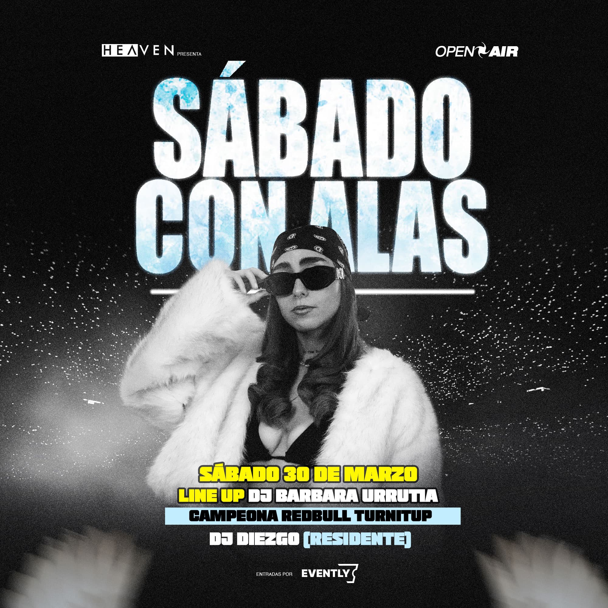 SABADO CON ALAS! X REDBULL - DJ BARBARA URRUTIA & DJ DIEZGO image}