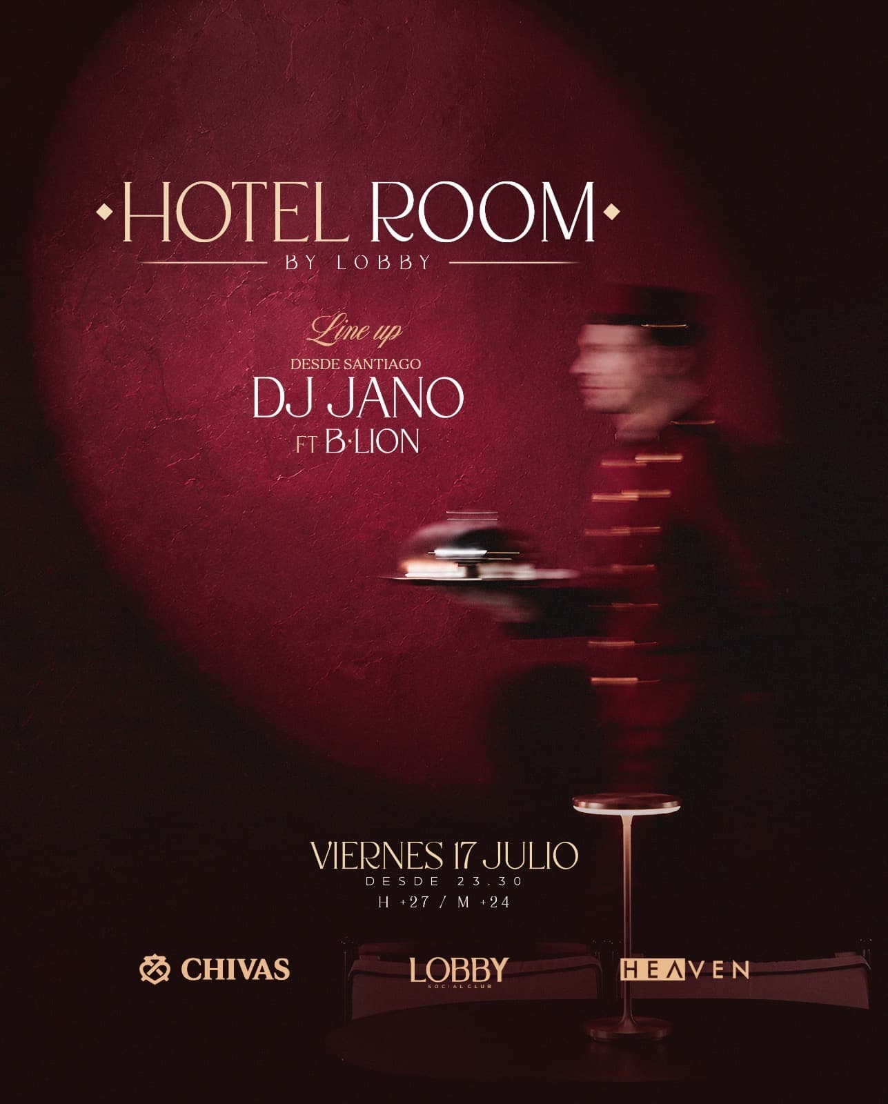 VIERNES HOTEL ROOM X LOBBY - DJ JANO image}