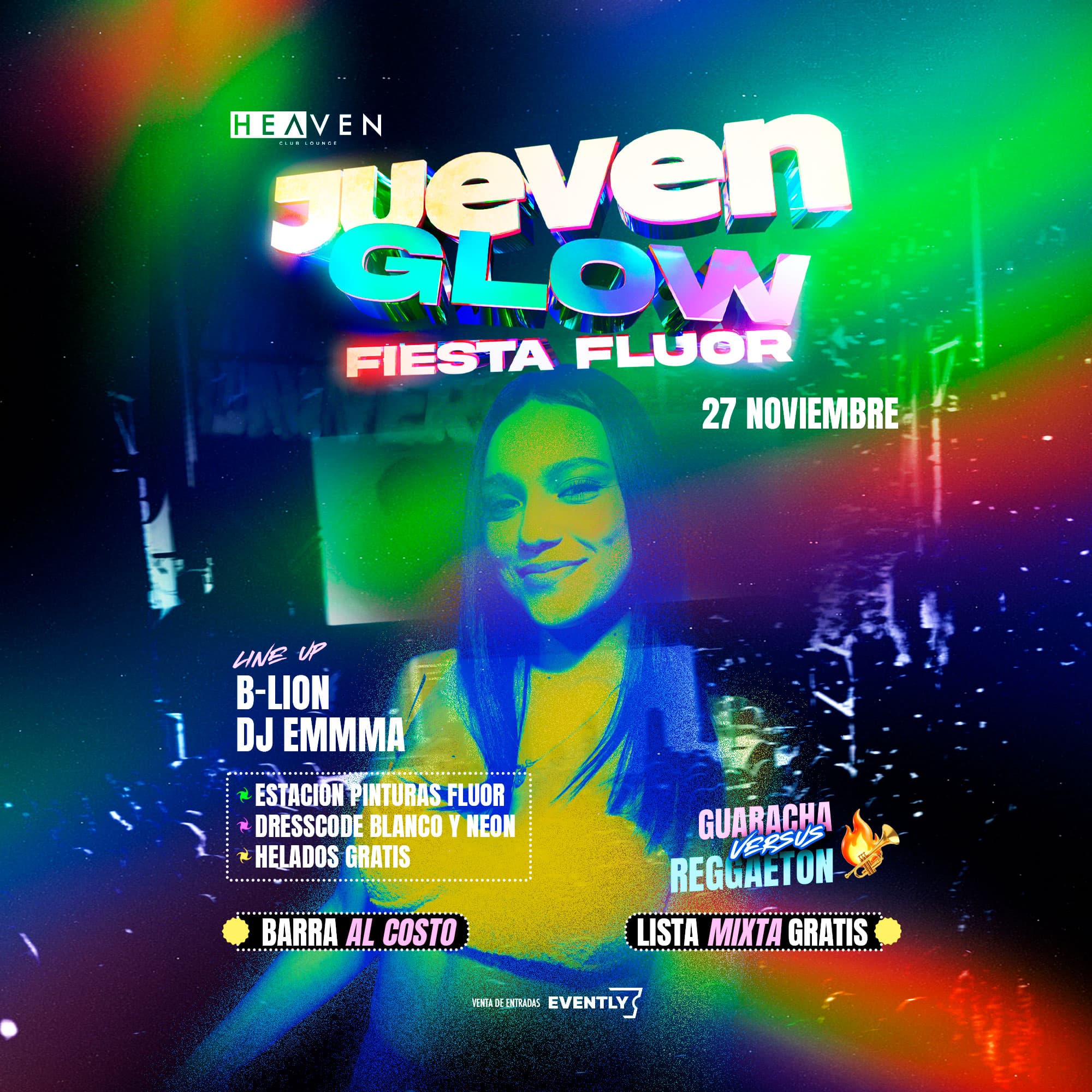 JUEVEN GLOW - FIESTA NEÓN image}