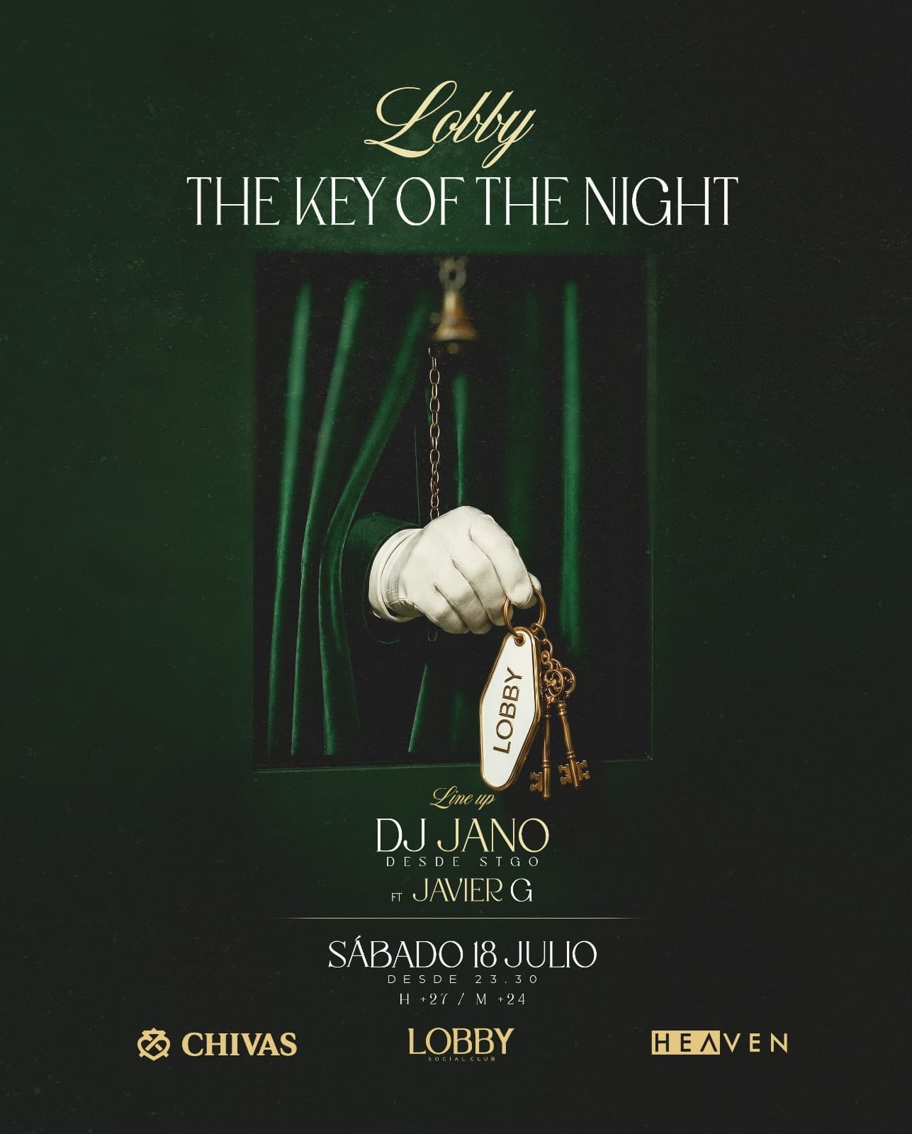 SÁBADO DE LOBBY - THE KEY OF THE NIGHT image}