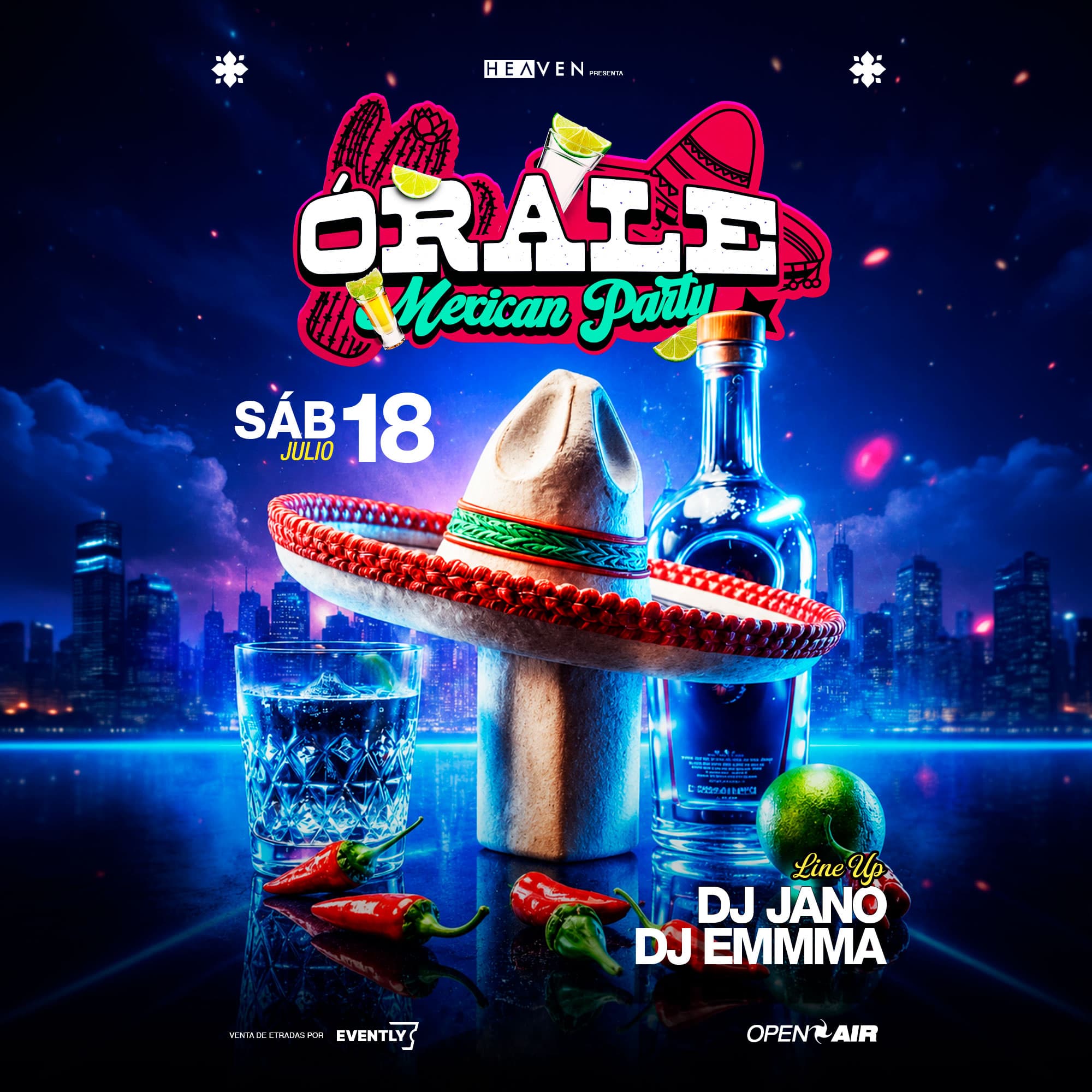 ÓRALE - SÁBADO MEXICAN PARTY image}