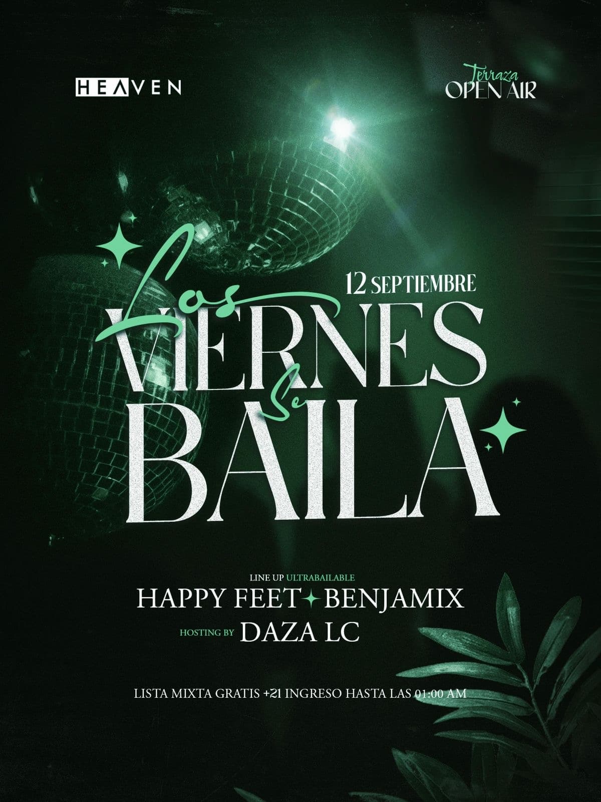 VIERNES SE BAILA! - HAPPY FEET & BENJAMIX image}