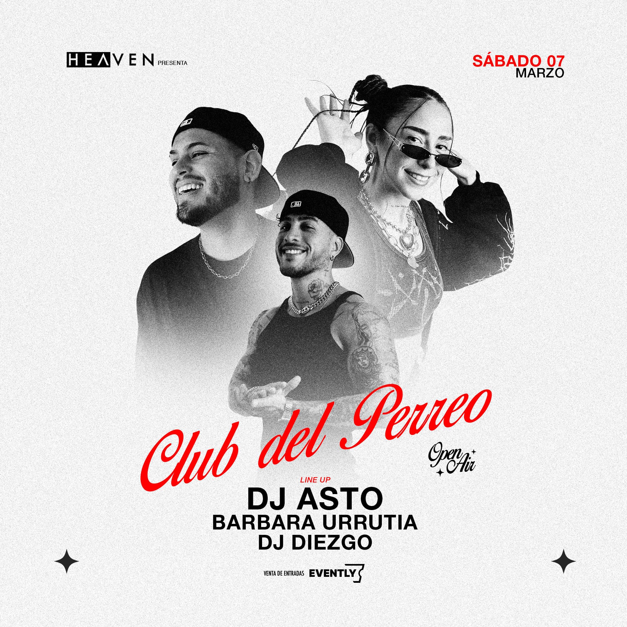 CLUB DEL PERREO - DJ ASTO, DJ BÁRBARA URRUTIA & DJ DIEZGO image}