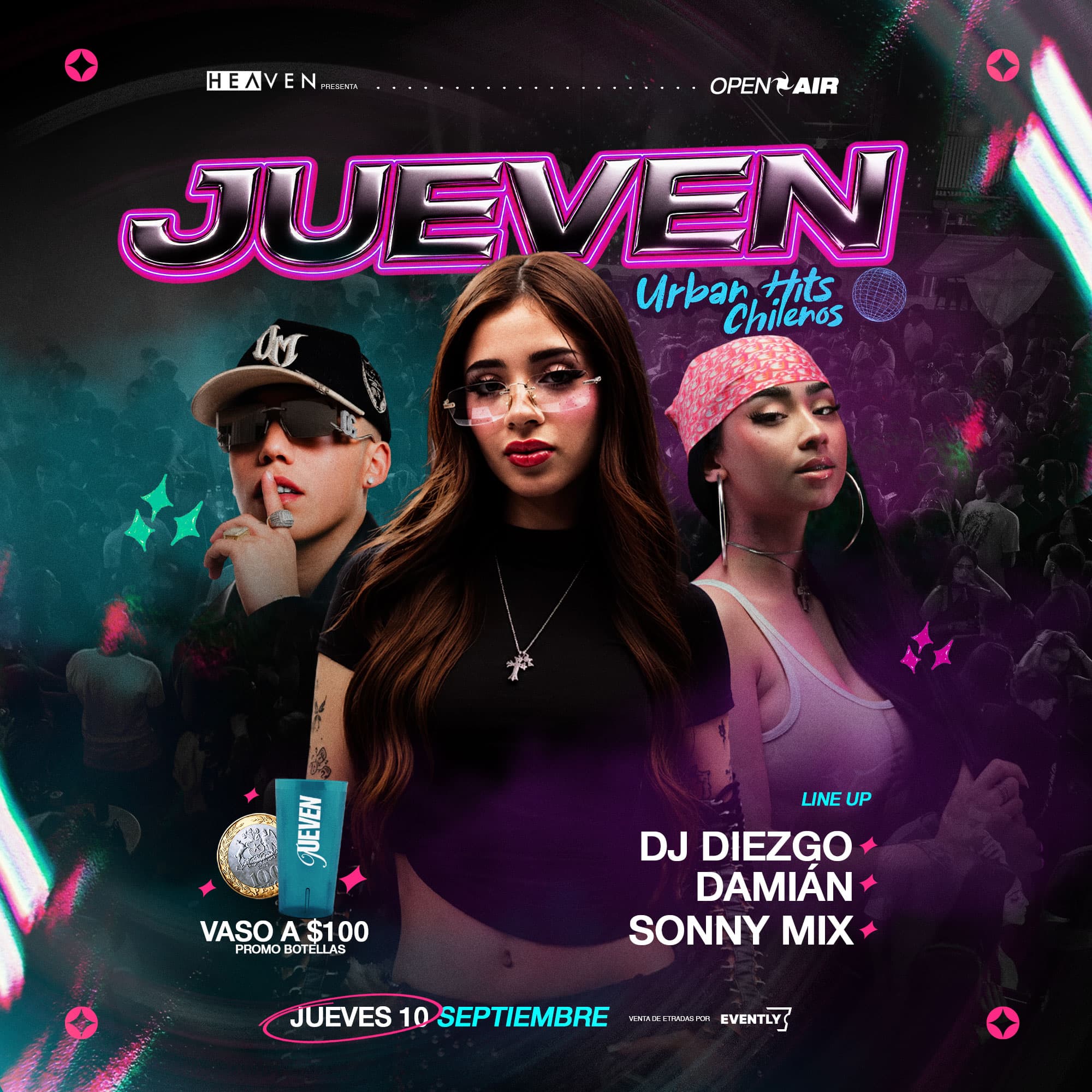 JUEVEN - URBAN HITS CHILENOS image}