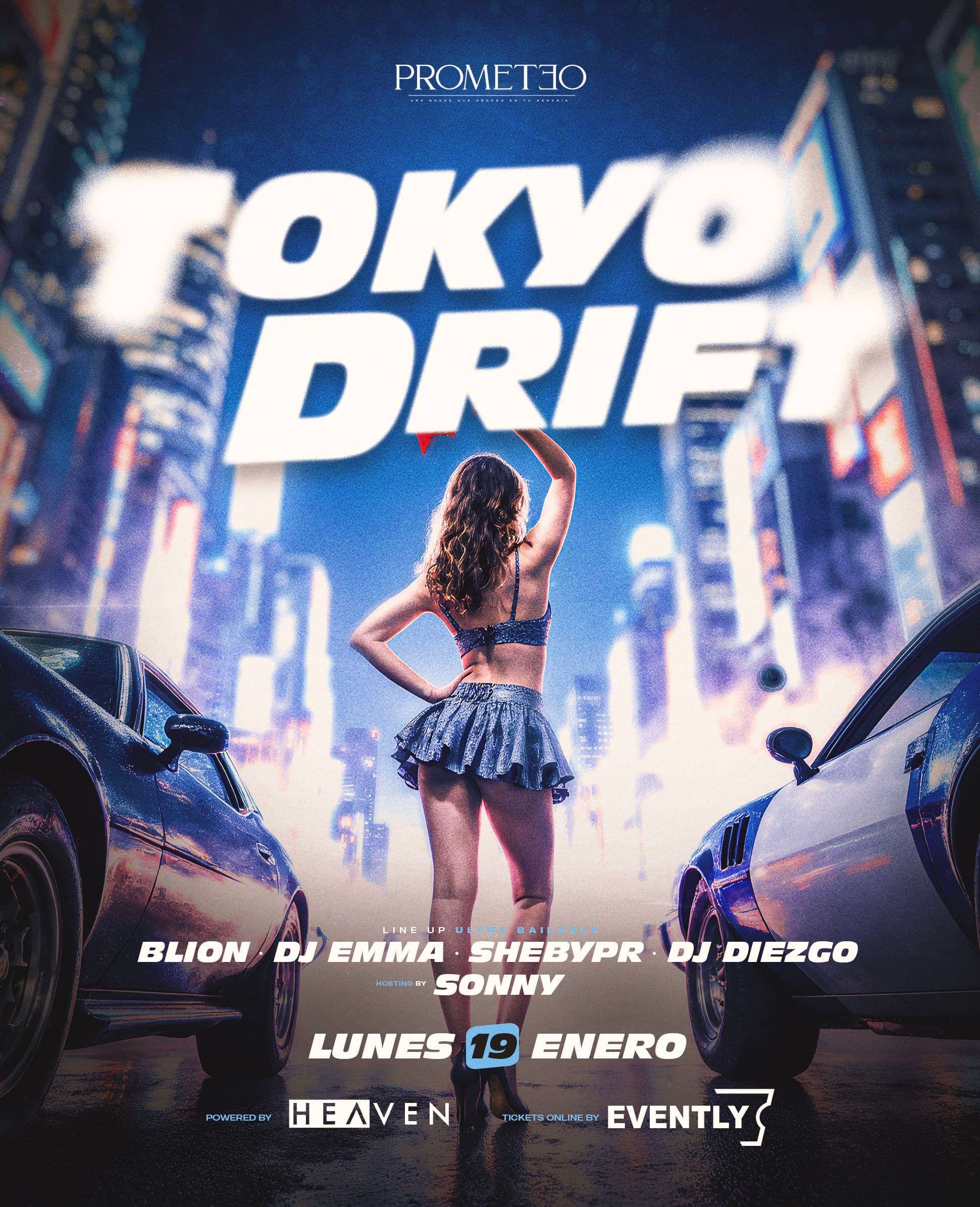 LUNES DE PROMETEO - TOKIO DRIFT image}