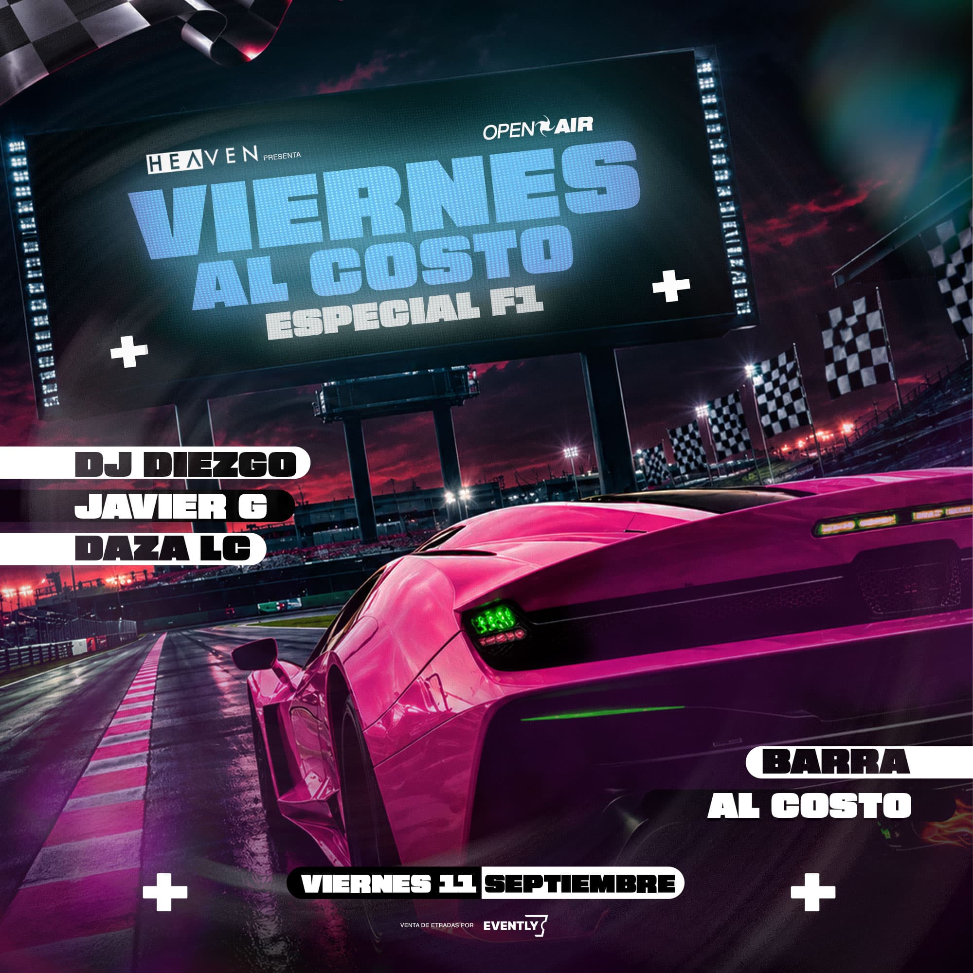 VIERNES AL COSTO! - EDICIÓN F1 image}