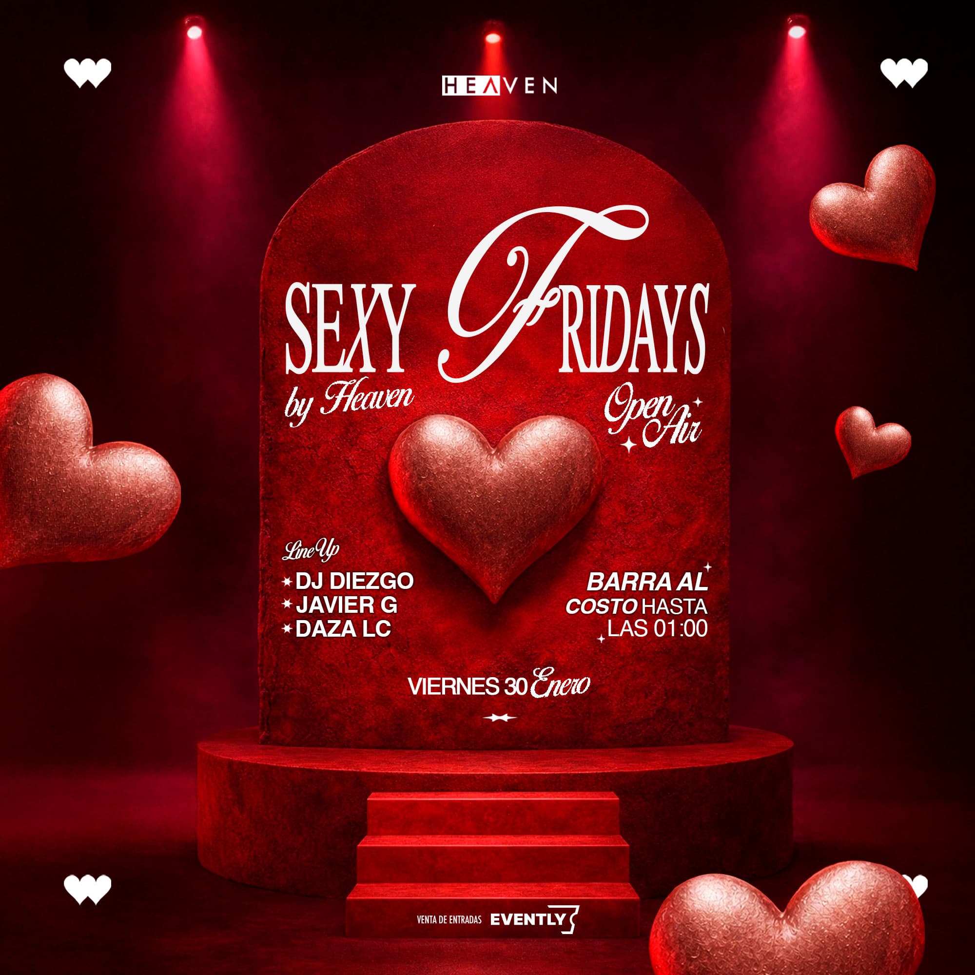SEXY FRIDAYS - VIERNES DE BARRA AL COSTO image}